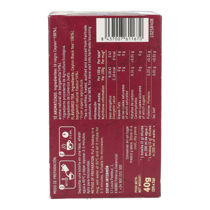 Earl Grey Fair Trade Bio-Schwarztee Tierra Madre Oxfam Intermón 40g