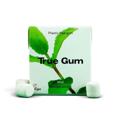 24-pack plastfri tuggummi med färsk mint True Gum 21 g