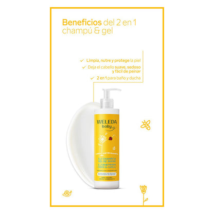 Weleda Calendula Shampoo & Douchegel 400 ml