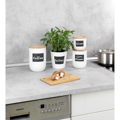 Pojemnik z pokrywką i miejscem na napis Waia 0,8 l