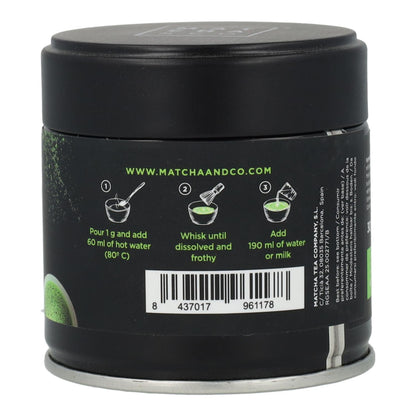 100% Organic Premium Ceremonial Matcha Tea Matcha & CO 30 g