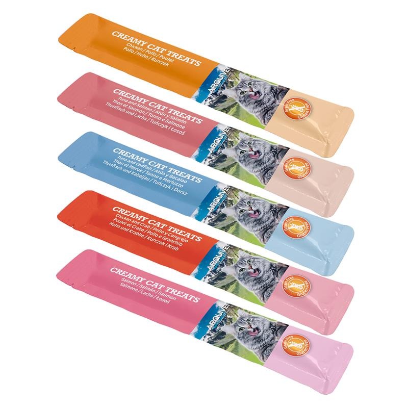 Creamy Cat Treats Cremiger Snack Variety Pack Arquivet 30 Stück