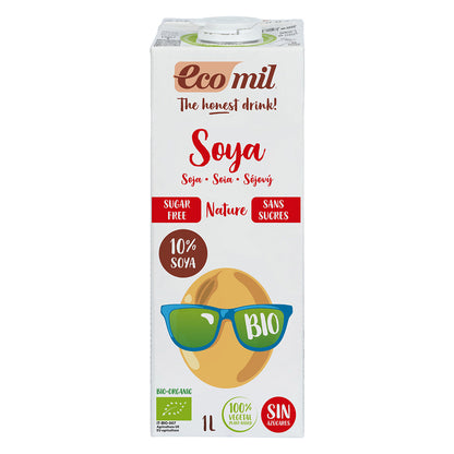 Bevanda di soia senza zucchero Ecomil Bio 1 L