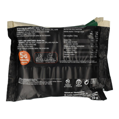 Frittelle proteiche senza glutine Santiveri 3 confezioni da 57 g