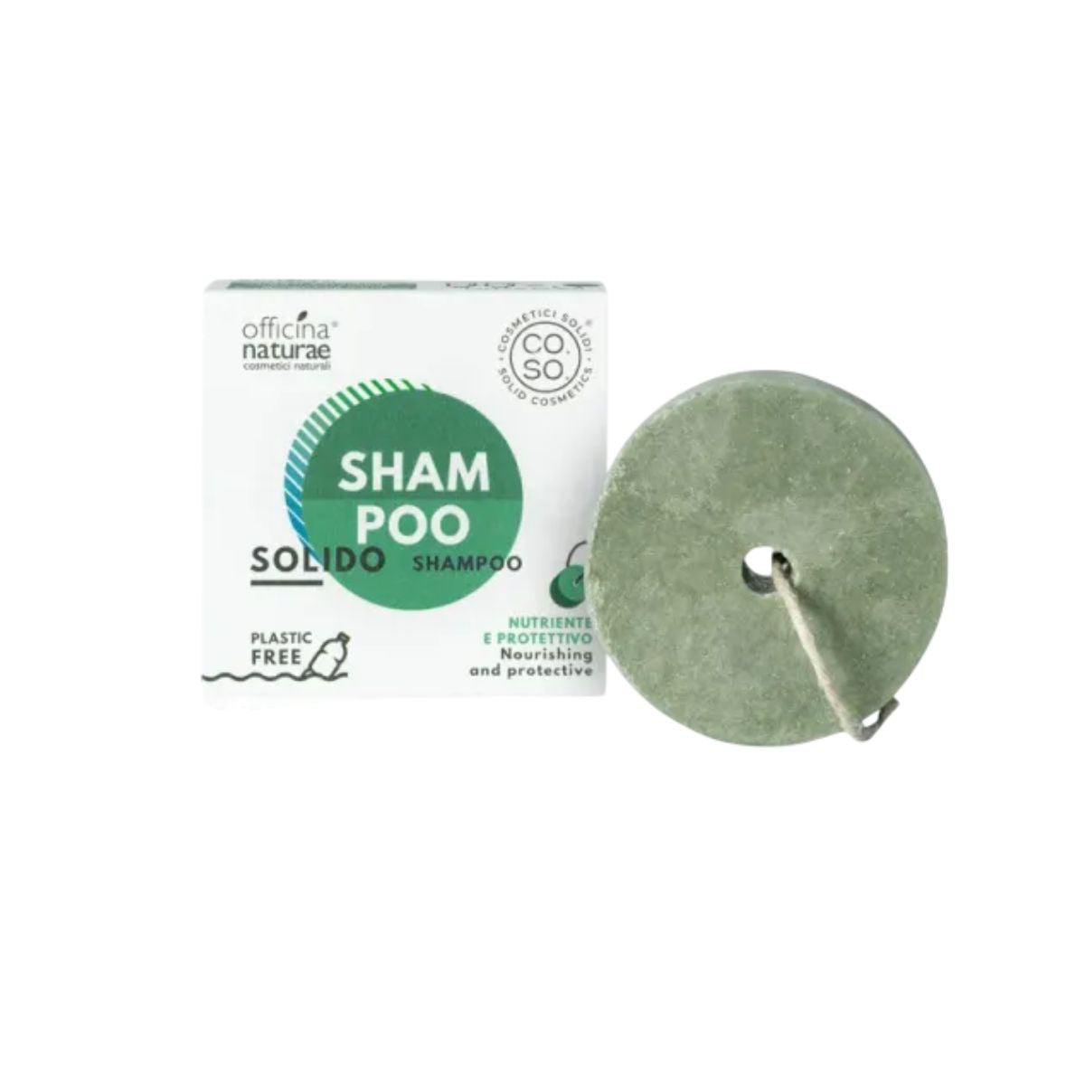 Festes, pflegendes und schützendes Shampoo ohne Rückstände 64 g, ökologisch, Officina Naturae