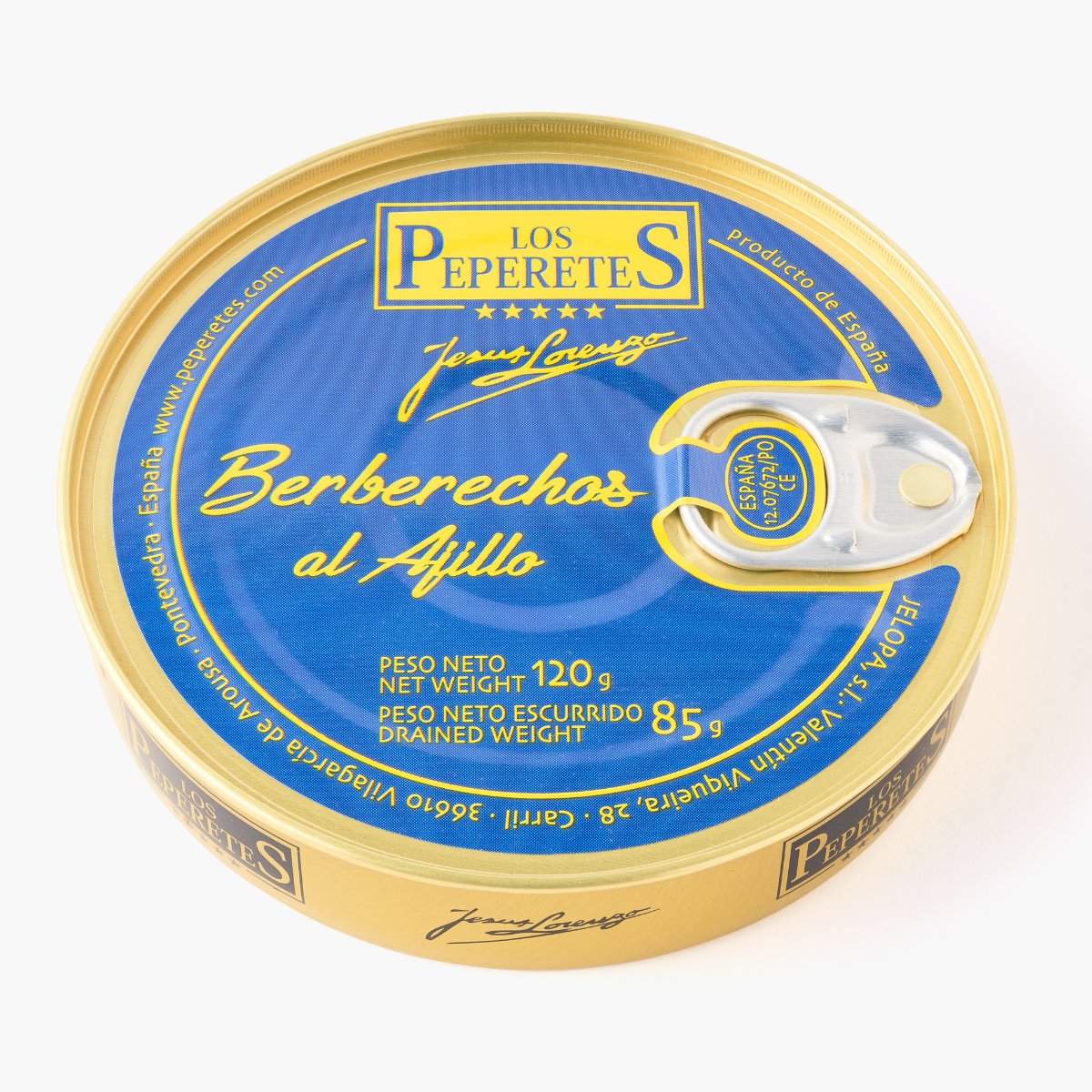 Herzmuscheln in Knoblauchsauce Los Peperetes 120g