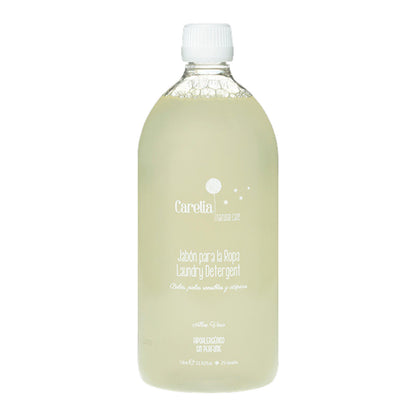 Jabon Natural para la Ropa del Bebé Carelia 1L (Piel Sensible, Prendas Delicadas, Primera Puesta)