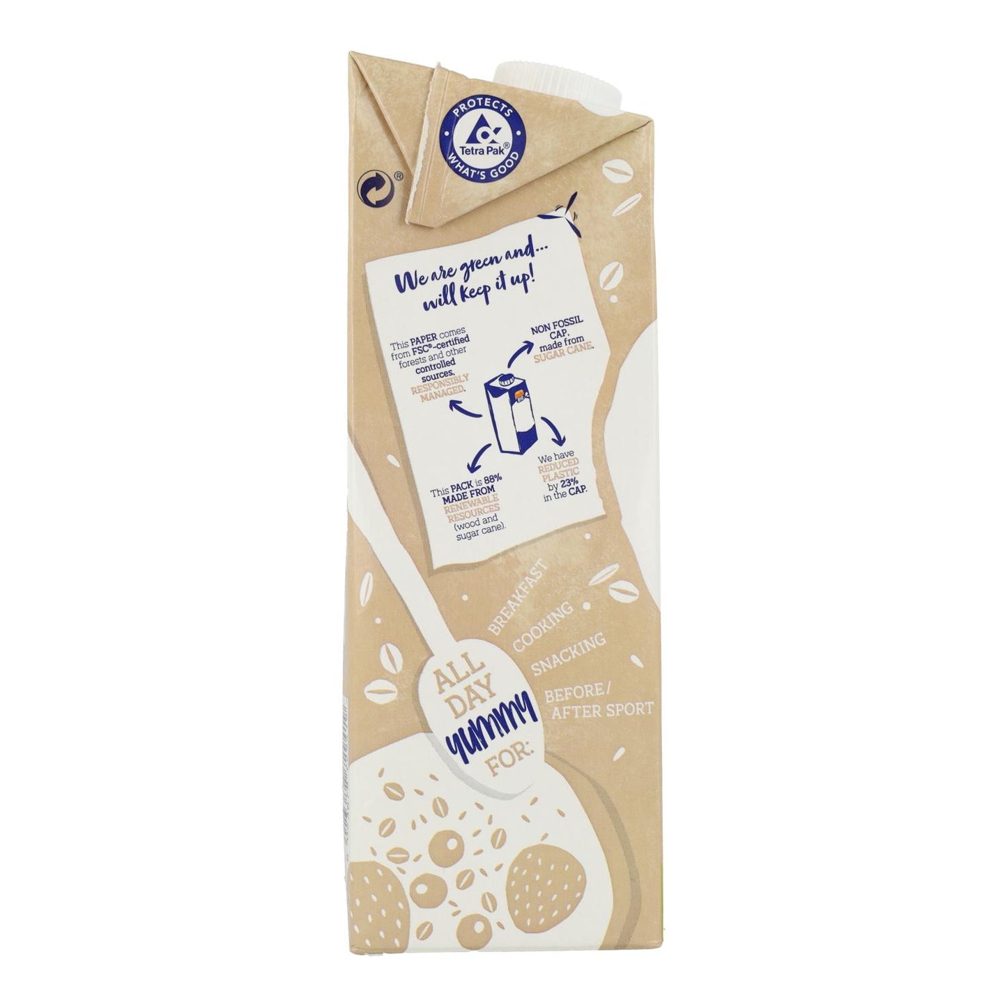 Havredryck 0 % socker BIO, 1 l. Isola Bio