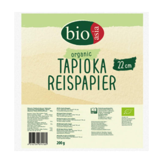 Bio-Reispapier, 22 cm Bioasia 200g