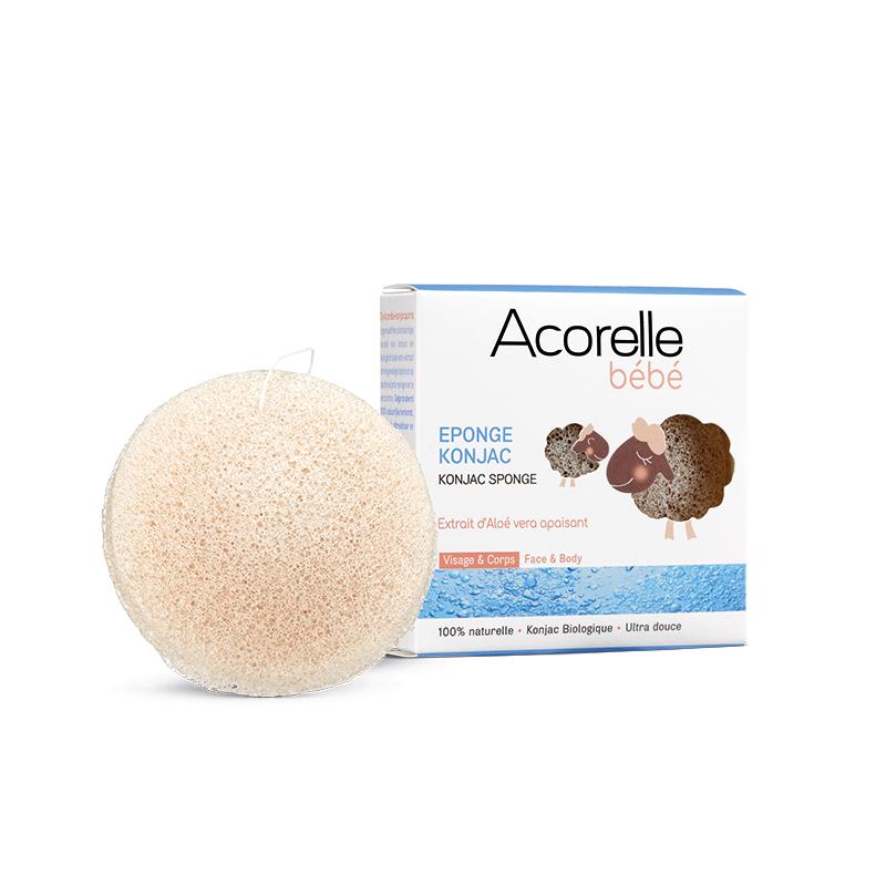 Acorelle Baby Konjac Sponge, 100 g