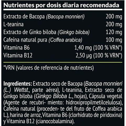 Paleobull Natural Nootropic Focus 60 Caps