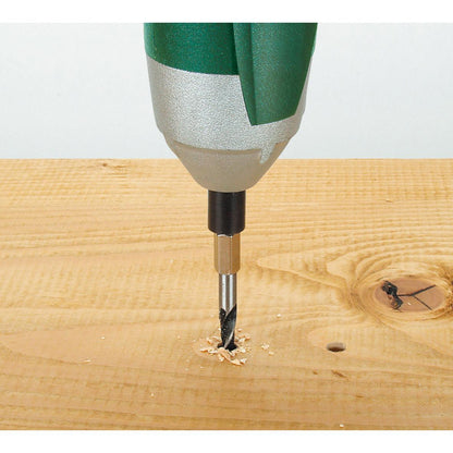 1 foret hélicoïdal pour bois à queue hexagonale Wolfcraft Ø 6,0 x 90 mm