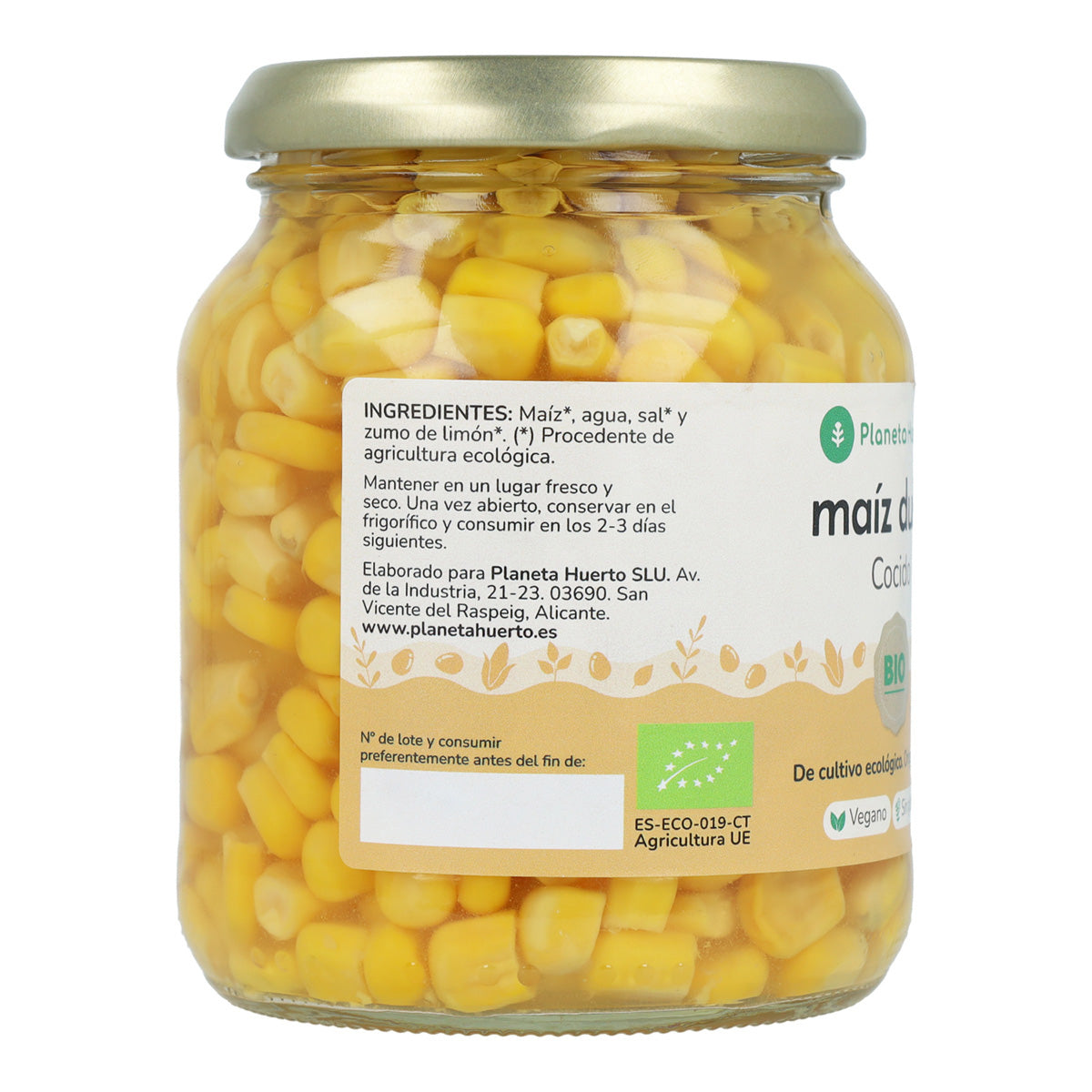 Kukurydza cukrowa ECO Planeta Huerto 340 g