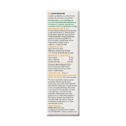 2er-Pack Composor 8 Echina Siglo XXI Soria Natural, 50 ml