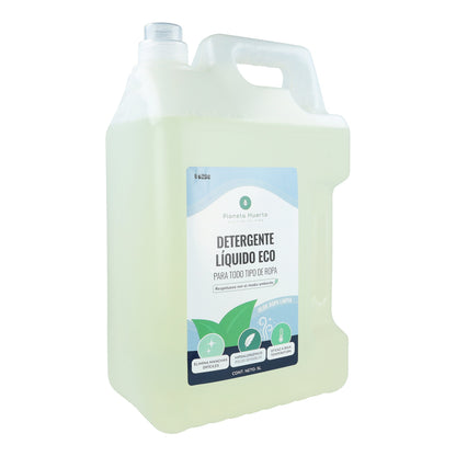 Flytande tvättmedel Eco Natural ren tvättdoft Planeta Huerto 5 liter