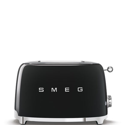Grille-pain SMEG 2 fentes 50's Style noir Nego Mate
