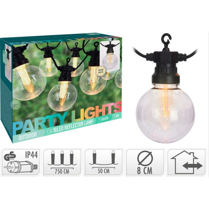 LED-slinger 10 lampjes wit