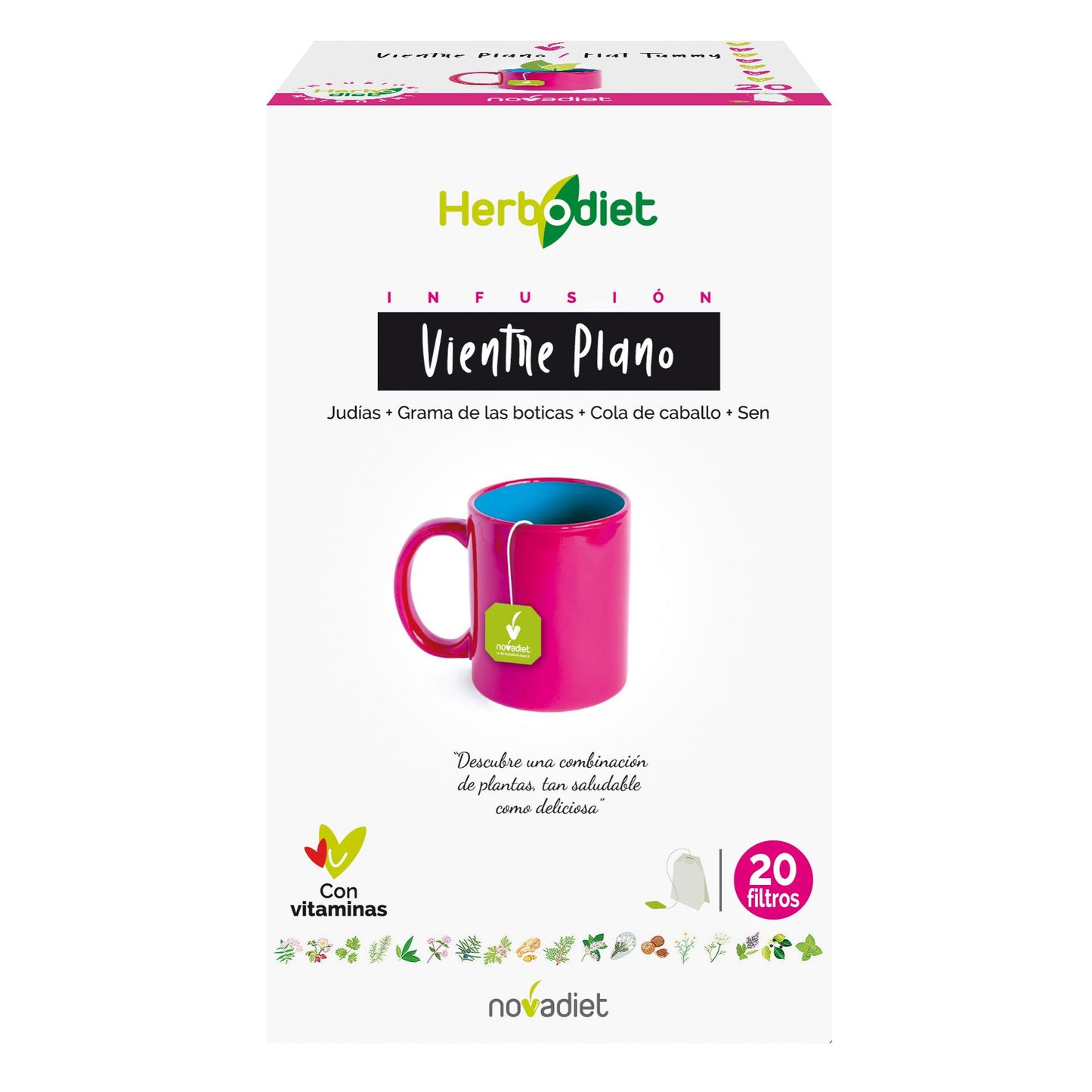 Herbodiet Vientre Plano Novadiet, 20 bustine