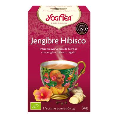 Yogi Tea BIO Ingwer-Hibiskus, 17 Teebeutel