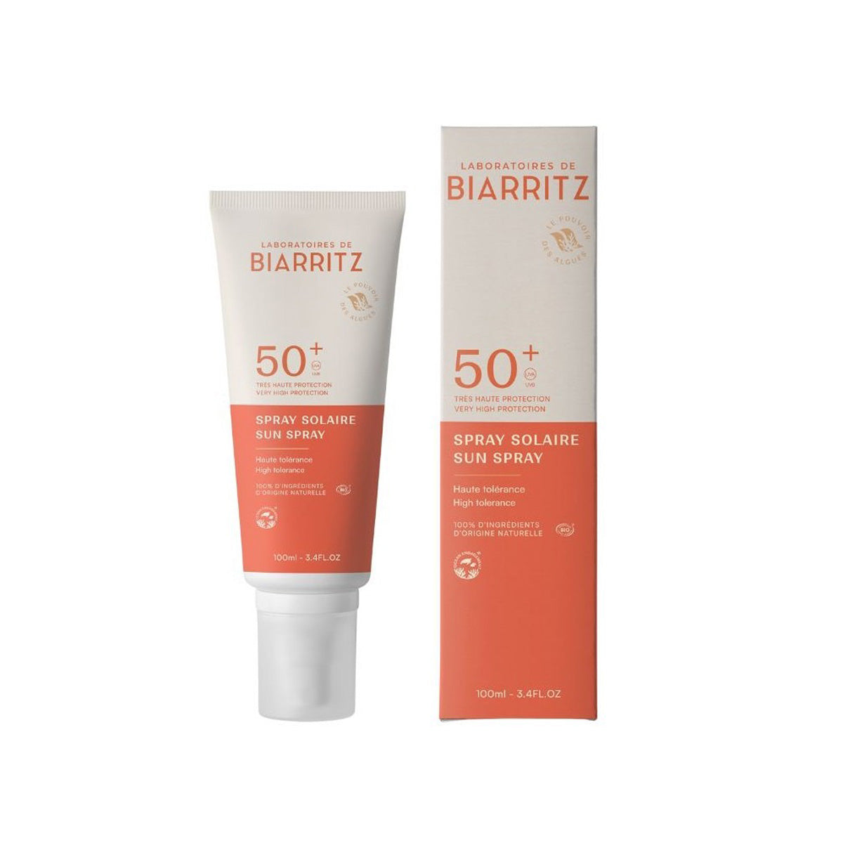 Protezione solare spray viso e corpo SPF 50 Alga Maris 100 ml