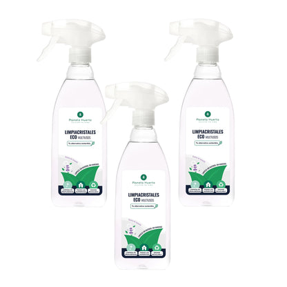 Set 3xGlasreiniger & Multifunctioneel Eco Planet Boomgaard 750ml