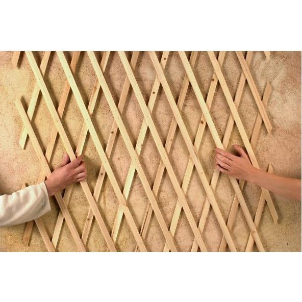 Ausziehbares Holzgitter Trelliwood Nortene 0,5 x 1,50 m