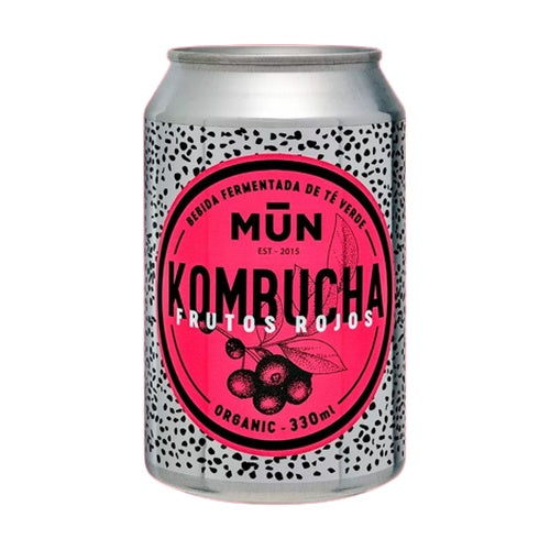 Kombucha röda bär ECO Mun 330 ml