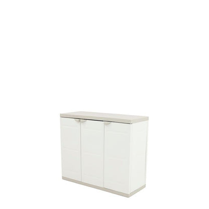 Armadio a 3 ante 105 cm Titanium Plastiken Beige (ricondizionato)