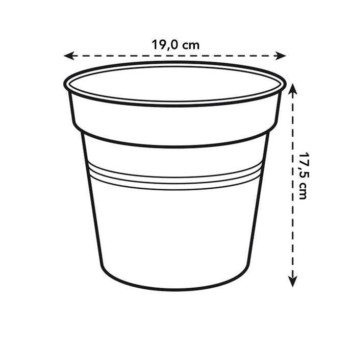 Maceta Green Basics Elho Verde 24 cm