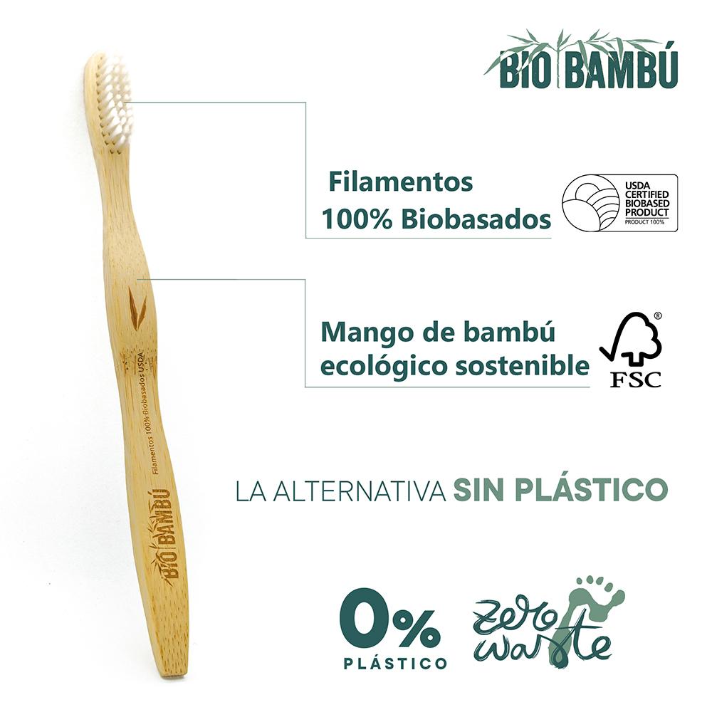 Brosse à dents en bambou Bio Bambú