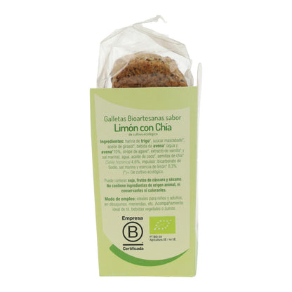 Biscotti artigianali al limone con chia Bio El Granero, 220 g
