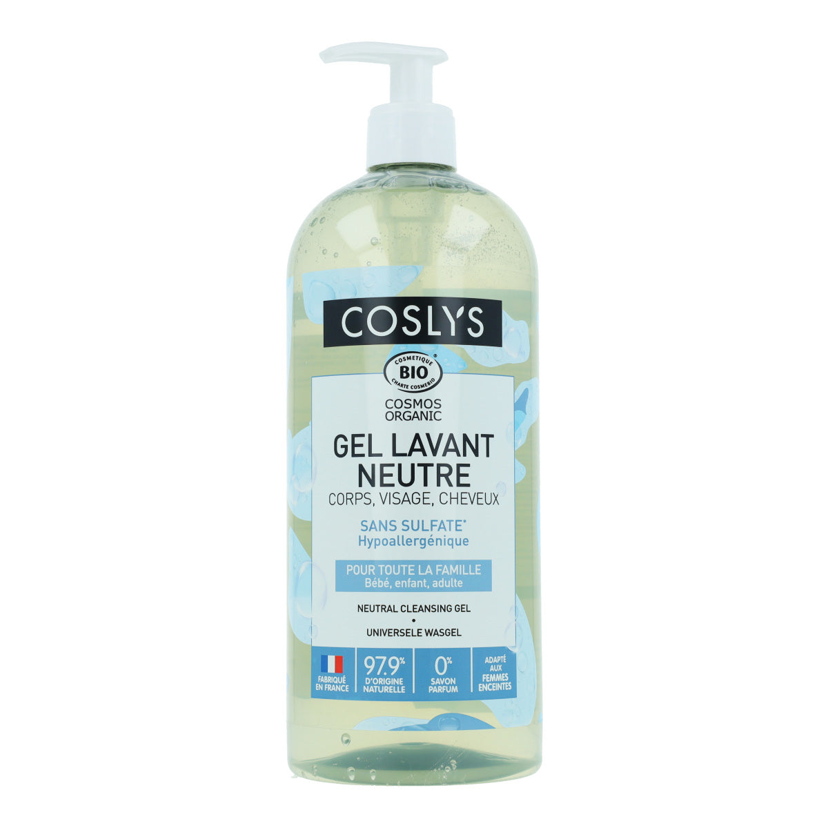 Gel doccia universale senza profumo Coslys, 1 l