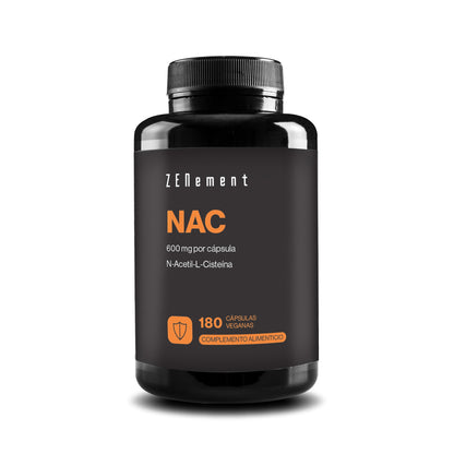 NAC N-Acetylcystein, 600 mg Zenement, 180 vegane Tabletten  NAC 600 mg