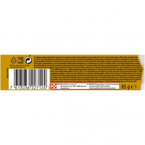 Pakket 24 x GOURMET GOLD Dubbel Genot Vis uit de Oceaan & Spinazie Natvoer 85 g