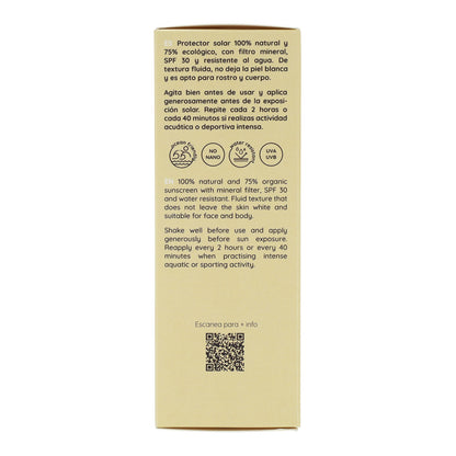 Pack 2x Protector Solar Fluido 30 SPF BIO Matarrania 100 ml