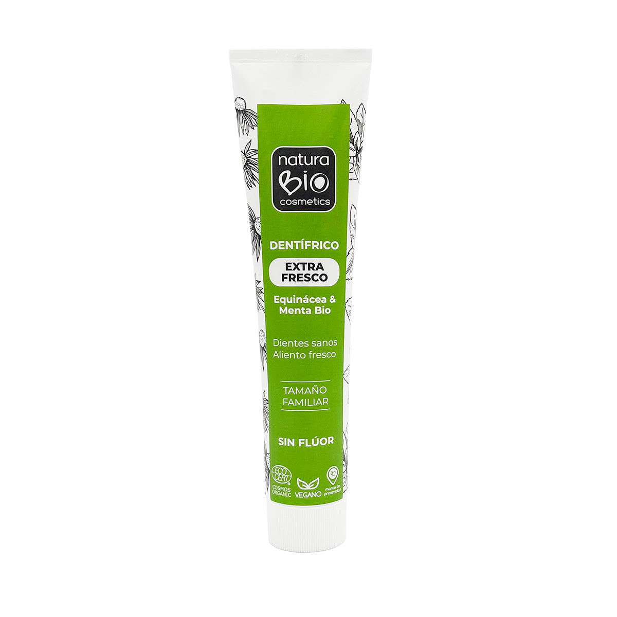 Extra Fresh Echinacea & Mint Organic Toothpaste, NuturaBio Cosmetics, 125 ml