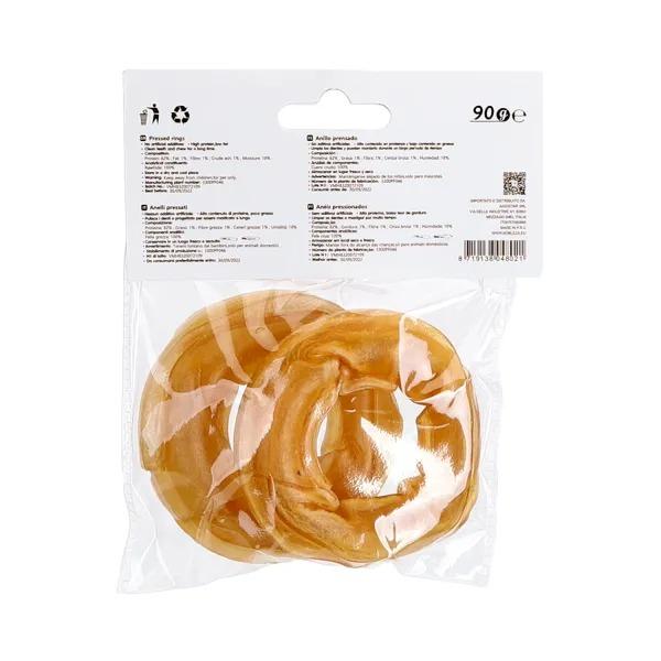 Geperste ring van kalfsleer Snack Natural Nobleza 20 stuks