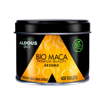 Extrait de maca andine biologique premium, Aldous Bio, 400 comprimés de 4850 mg