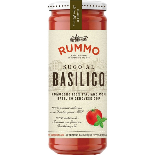 Tomatensauce mit Genoveser Basilikum Rummo 340 g
