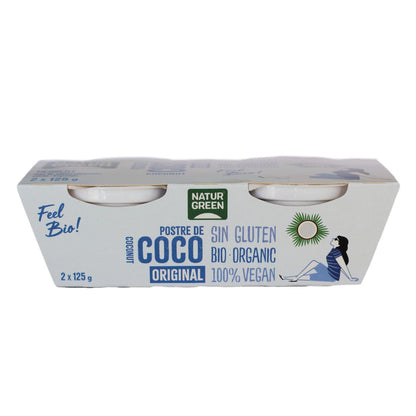 Dessert à la noix de coco Nature Naturgreen, 2 x 125 g