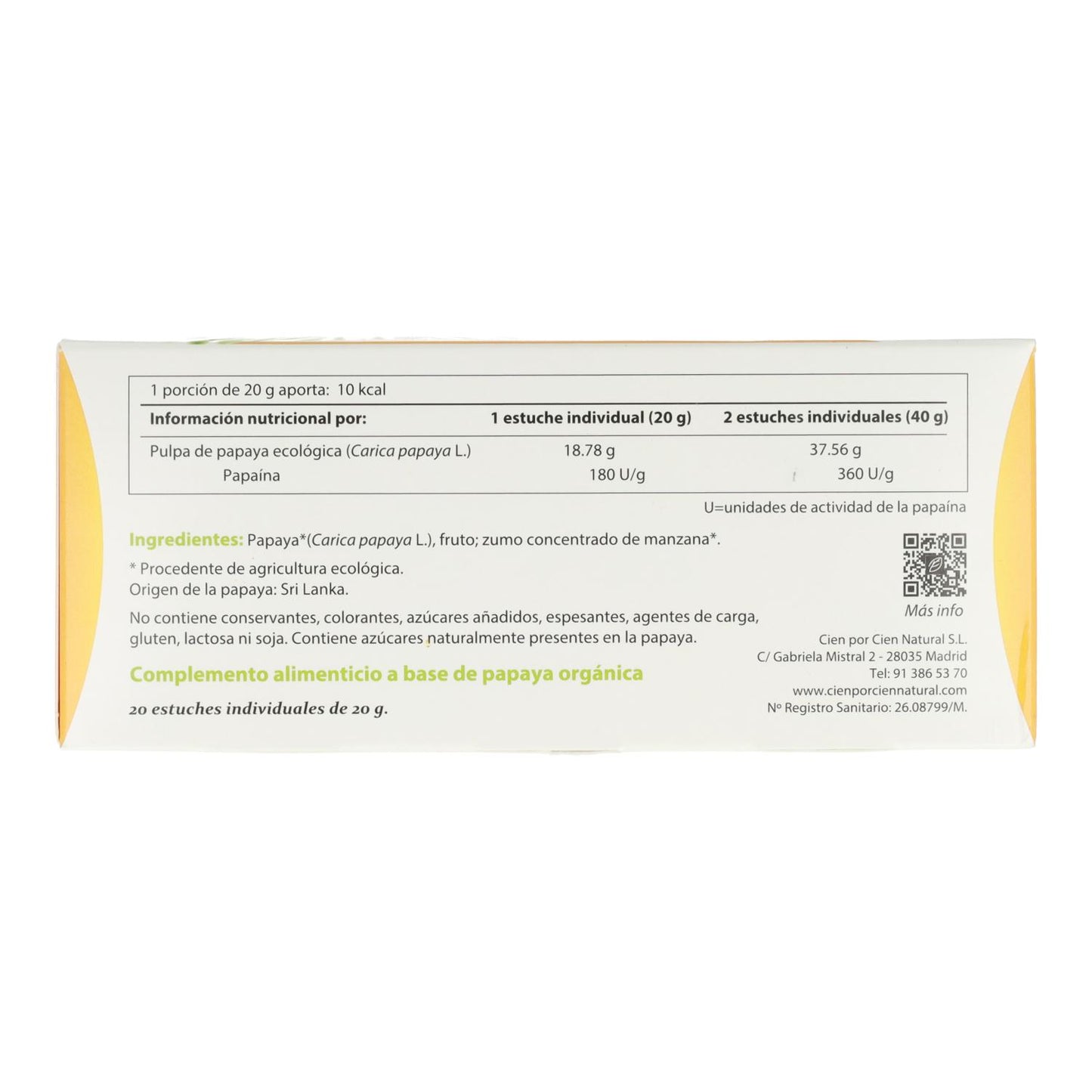 Caricol 20 Beutel à 20 ml 100 % Natura