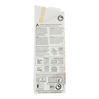 6-pack havredryck med kakao Amandin 1 l