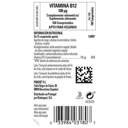 Zestaw 2x witamina B12 100 mcg Solgar 100 tabletek