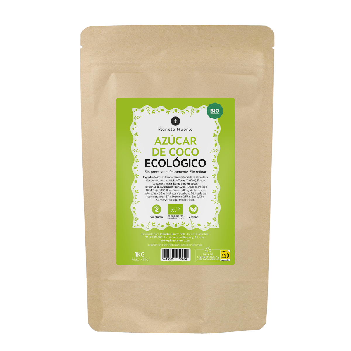 Kokosnusszucker ECO Planeta Huerto