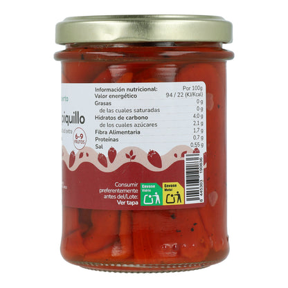 Ganzer Piquillo-Pfeffer ECO Planeta Huerto 185g