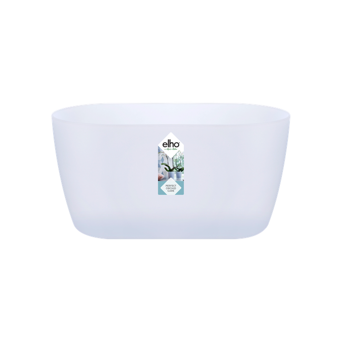 Dubbele orchideeënpot Brussels orchid duo Elho transparant