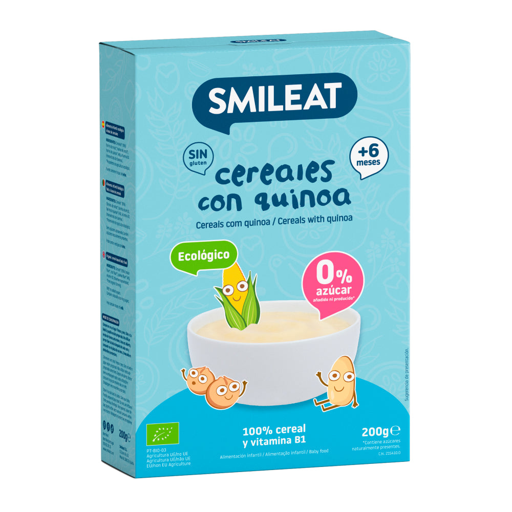 Gluten-free cereal porridge with quinoa Eco Smileat, 200g