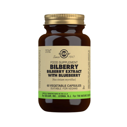 Blueberry extract with bilberry (Vaccinium myrtillus), 60 vegetable capsules