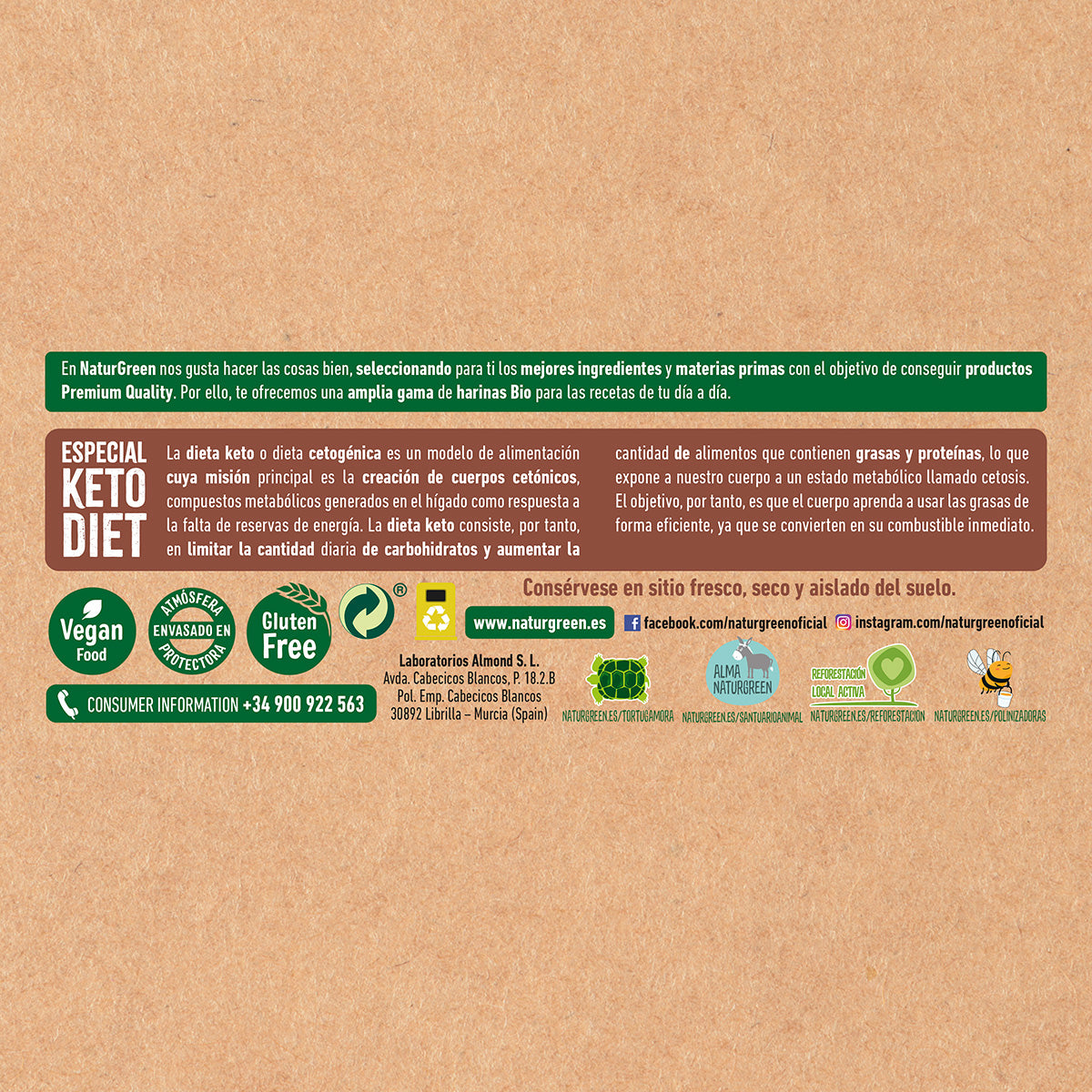 NaturGreen Keto Pizzamehlmischung 400g