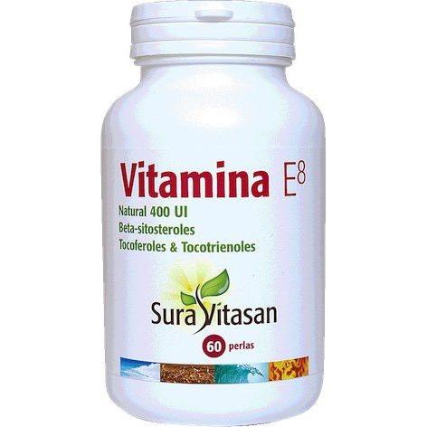 Vitamine E8 Sura Vitasan 60 perles